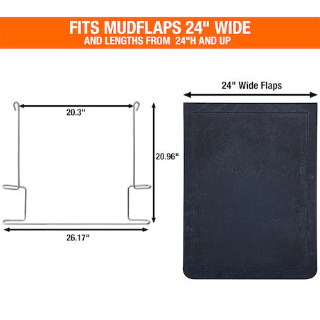 Buyers Products Mud Flap Anti-Sail Bracket (MPN: 405BC)