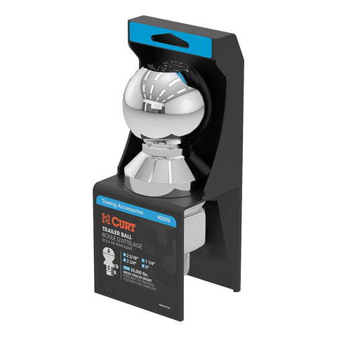 Curt 2-5/16 Inch Trailer Hitch Ball (MPN: 40009)