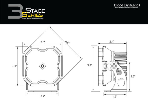 Diode Dynamics Stage Series Sport LED Pod (MPN: DD6869P)