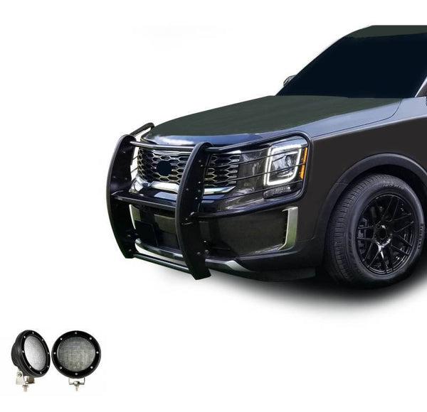 Black Horse Grille Guard Kit (MPN: 17KI01MA-PLFB)