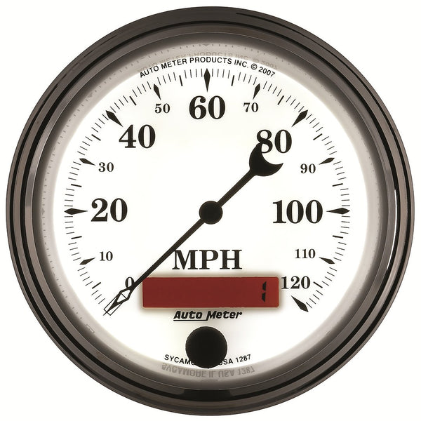 AutoMeter Speedometer Old Tyme White II (MPN: 1287)