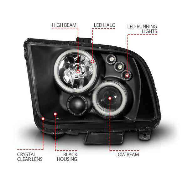 AnzoUSA Projector Headlight Assembly (MPN: 121166)