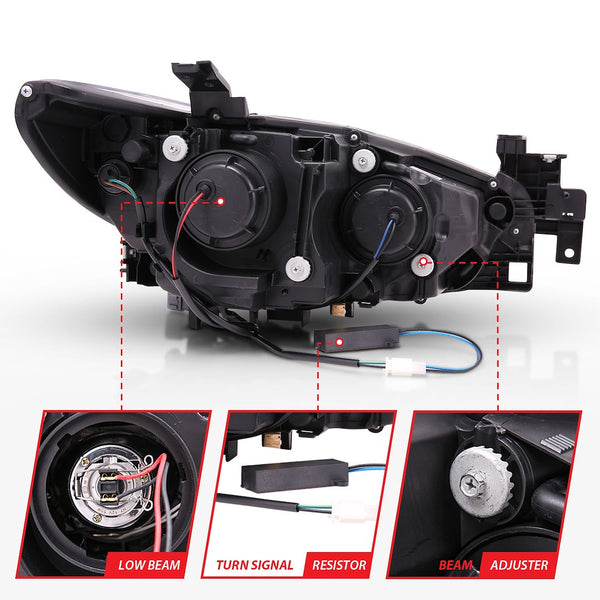 ANZO USA Headlight Assembly (MPN: 121516)