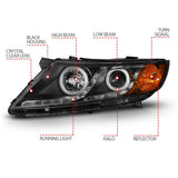 AnzoUSA Headlight Assembly (MPN: 121460)