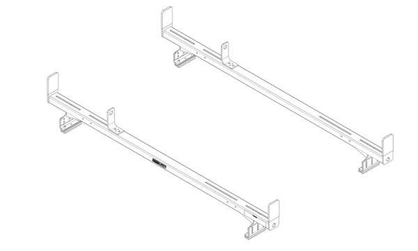 Weather Guard Aluminum Van Rack (MPN: 218-3-03)