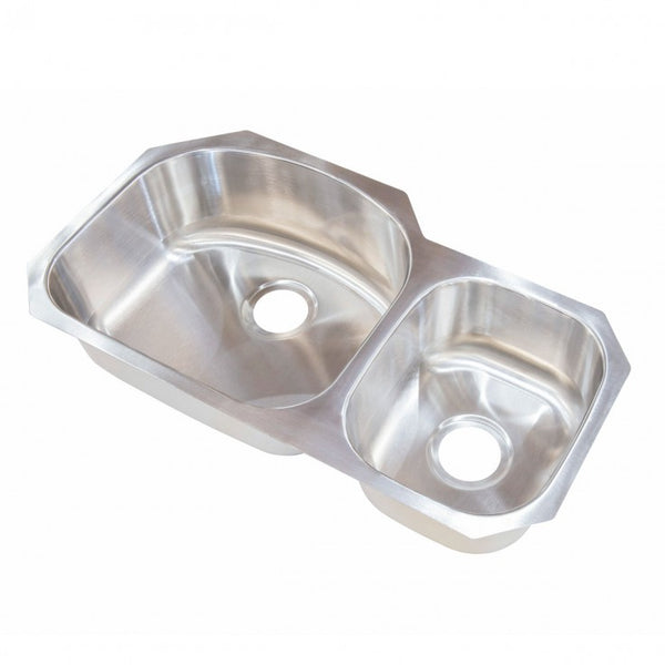 Better Bath Double Bowl Offset Drawn Sink (MPN: 388415)