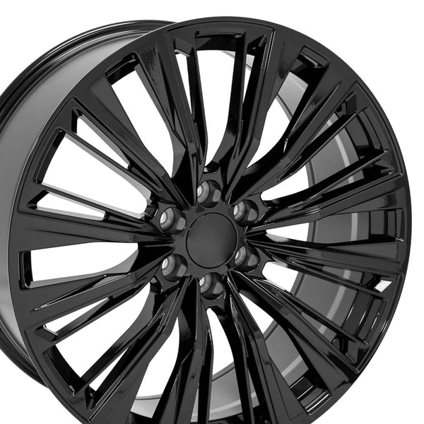 OE Wheels CA93 Gloss Black Wheel (MPN: CA93-24100-6550-28B)