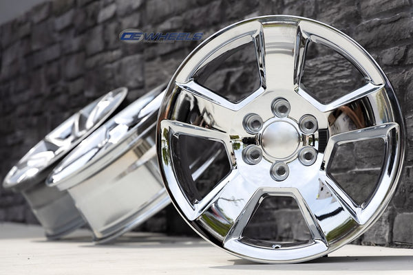 OE Wheels CV76 20 Inch Chrome Plated Wheel (MPN: CV76-20090-6550-27C)