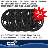 Coast To Coast Impostor Wheel Skin 18 Inch (MPN: IMP77BLKN)