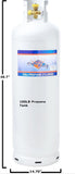 Flame King 100 Pound Multi-Valve Propane Tank (MPN: YSN100MLT-1)