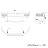 Black Horse Grille Guard Kit (MPN: 17DG100MA-PLR)