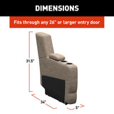 Lippert Components Thomas Payne Seismic Theater Sofa Center (MPN: 2024044206)
