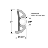 Taco SuproFlex Boat Rub Rail (MPN: V11-9990WCM80-2)