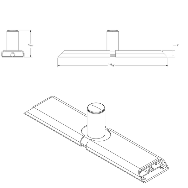 Taco ShadeFin Mini Kayak Mount (MPN: T10-4000-14)