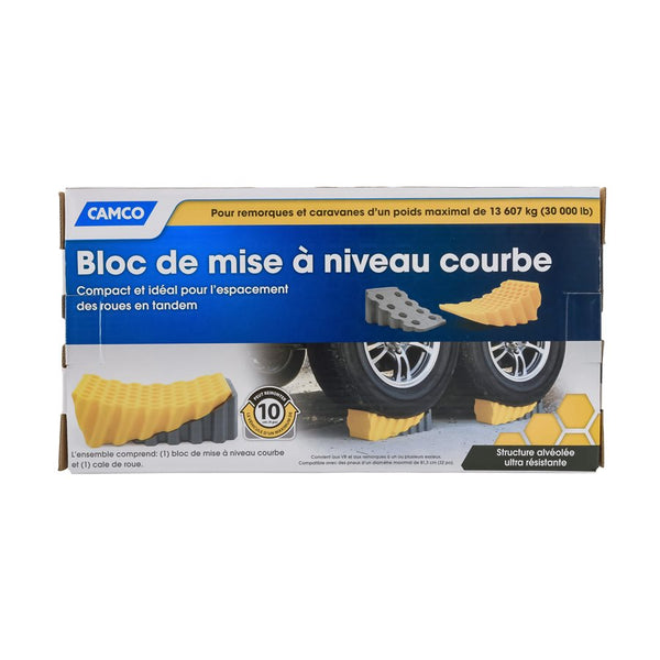 Camco Wheel Chock and Leveler Set (MPN: 44423)