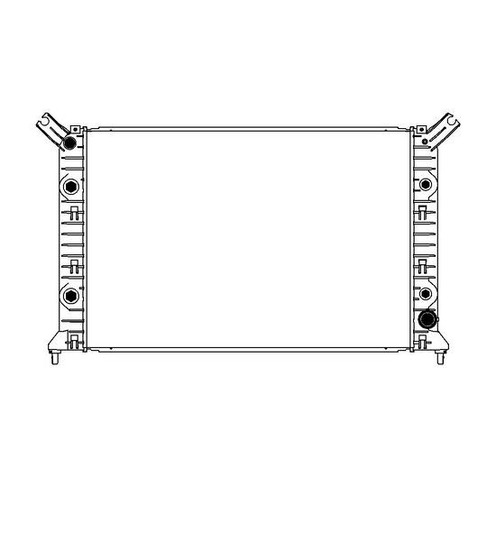 CSF Radiator Crossflow Aluminum Design (MPN: 3798)