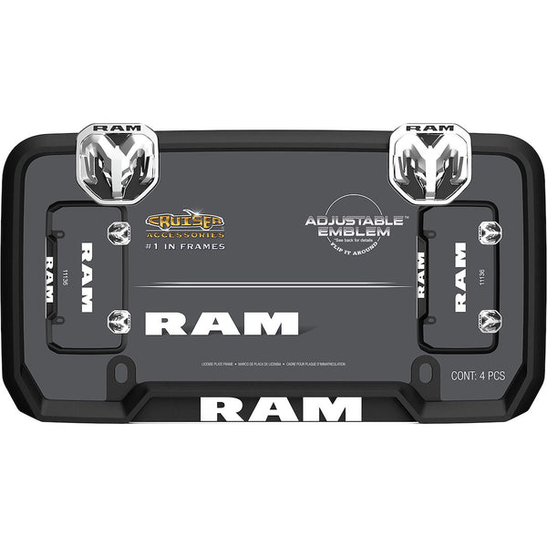 License Plate Frame with Ram Logo (MPN: 11136)