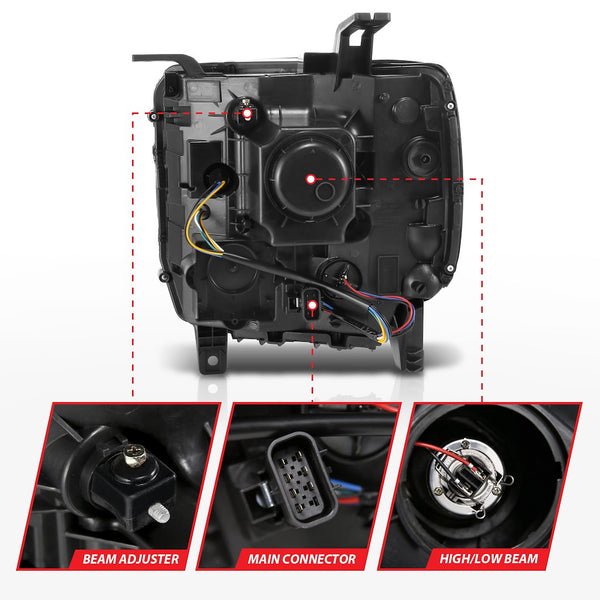 AnzoUSA Headlight Assembly (MPN: 111514)