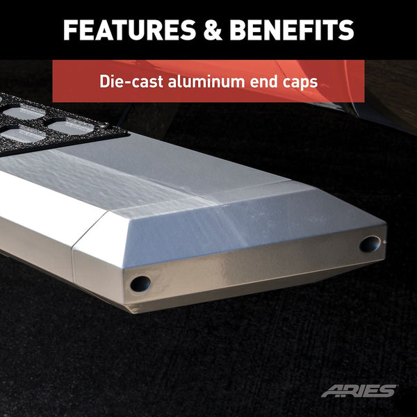 Aries AdvantEDGE Running Board With Step Pads (MPN: 2555043)