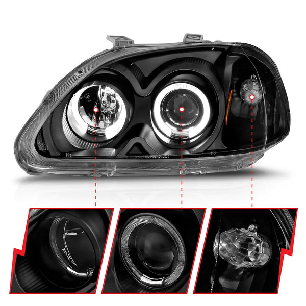 AnzoUSA Projector Headlight Assembly (MPN: 121068)