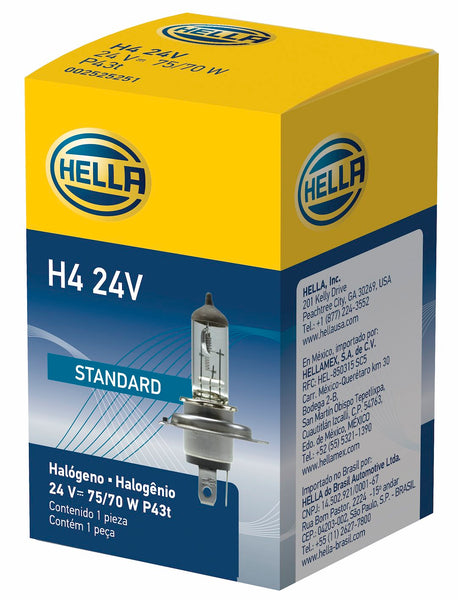 HELLA Driving Fog Light Bulb (MPN: H4 24V)