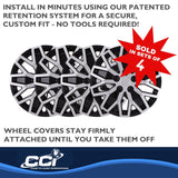 Coast To Coast 16 Inch Wheel Cover Set (MPN: 105116SB)