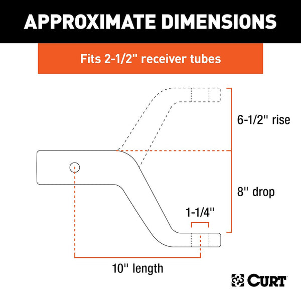 Curt Trailer Hitch Ball Mount (MPN: 45460)