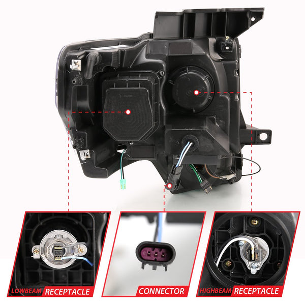 AnzoUSA G4 Series Headlight Assembly (MPN: 111445)
