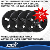 Coast To Coast Wheel Cover Set (MPN: 56518BLK)