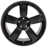OE Wheels DG04 Gloss Black Aluminum Wheel (MPN: DG04-20090-5115-20B)