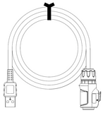 SIONYX Surveillance System Camera Power Cable (MPN: A015800)