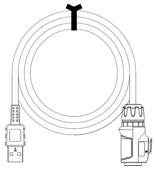 SIONYX Surveillance System Camera Power Cable (MPN: A015800)