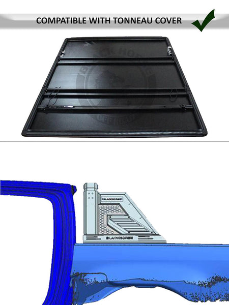 Black Horse Off Road Bed Cargo Rack (MPN: AR2-01B)