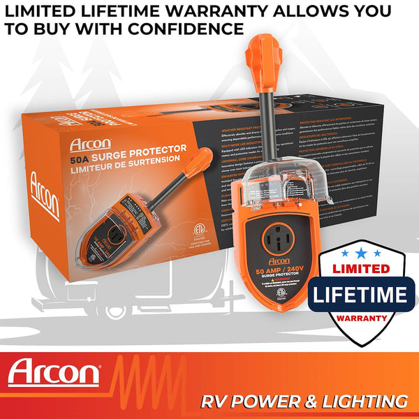 Arcon 50 Amp 240 Volt Surge Protector (MPN: 19759)