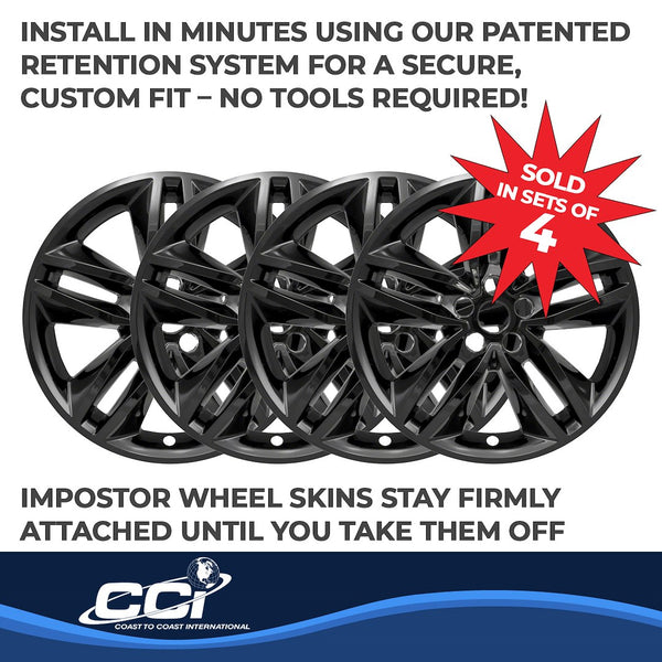 Coast To Coast Impostor Wheel Skin 18 Inch (MPN: IWCIMP385BLK)