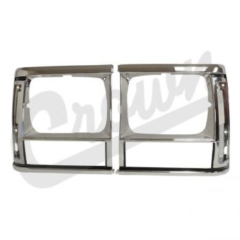 Crown Automotive Headlight Bezel Set (MPN: 55034078K)