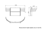 Black Horse Grille Guard Kit (MPN: 17FP32MA-PLFB)