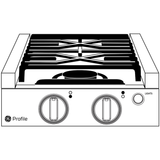 GE Profile RV Range Top (MPN: PLU612RTSS)