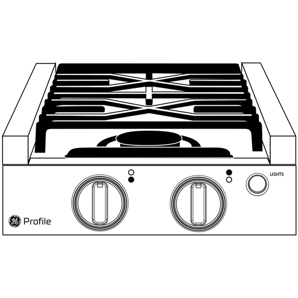 GE Profile RV Range Top (MPN: PLU612RTSS)