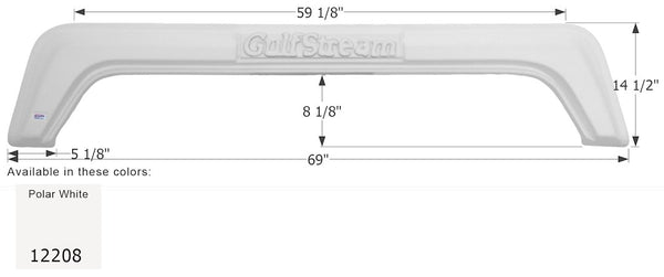 Icon Fender Skirt for Tandem Axle RVs (MPN: 12208)