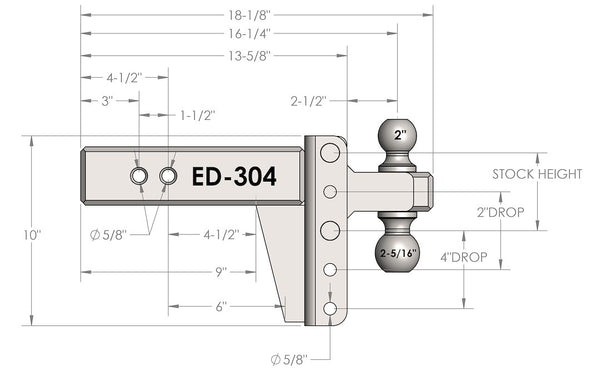 Bulletproof Hitches Extreme Duty Hitch (MPN: ED304)
