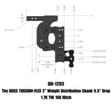 Gen-Y Hitch Torsion-Flex Weight Distribution Shank (MPN: GH-1203)