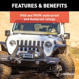 Aries LED Light Bar With Windshield Brackets (MPN: 1501306)