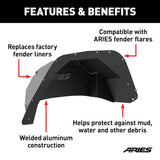 Aries Jeep Inner Fender Liners (MPN: 2500550)