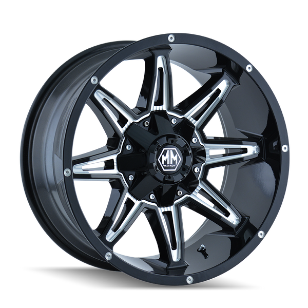 Mayhem Wheels 18 Inch Gloss Black Wheel (MPN: 8090-8981M)