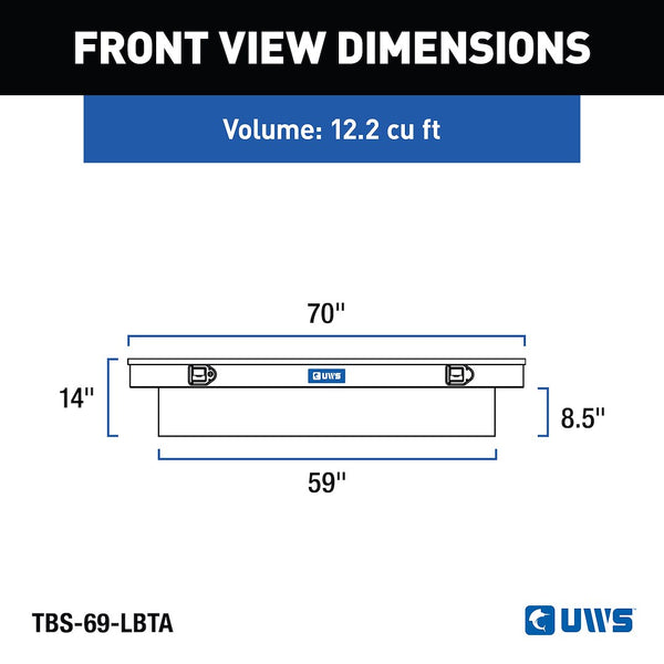UWS Crossover Extra Wide Tool Box (MPN: TBS-69-LBTA)
