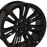 OE Wheels CV43B Aluminum Wheel (MPN: CV43B-22090-6550-24B)