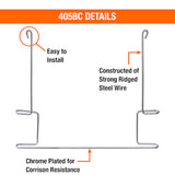 Buyers Products Mud Flap Anti-Sail Bracket (MPN: 405BC)