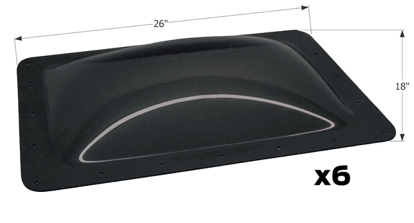 Icon Skylight 4 Inch High Bubble Dome (MPN: 14269)