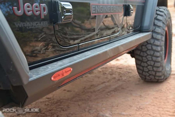 Rock Slide Engineering Rocker Panel Guard (MPN: AX-SS-SP-JL4)